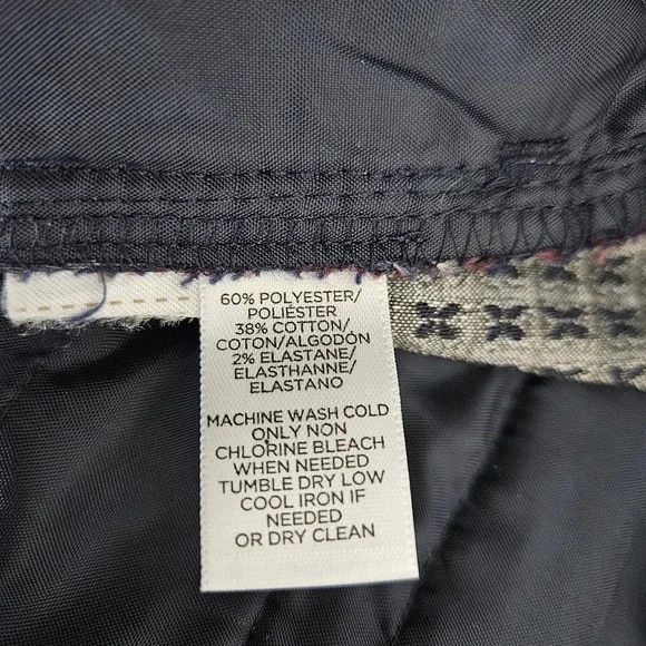 Ann Taylor LOFT Julie Skinny Ankle Dress Pants Jacquard Print Mid Rise Trousers - Picture 6 of 7